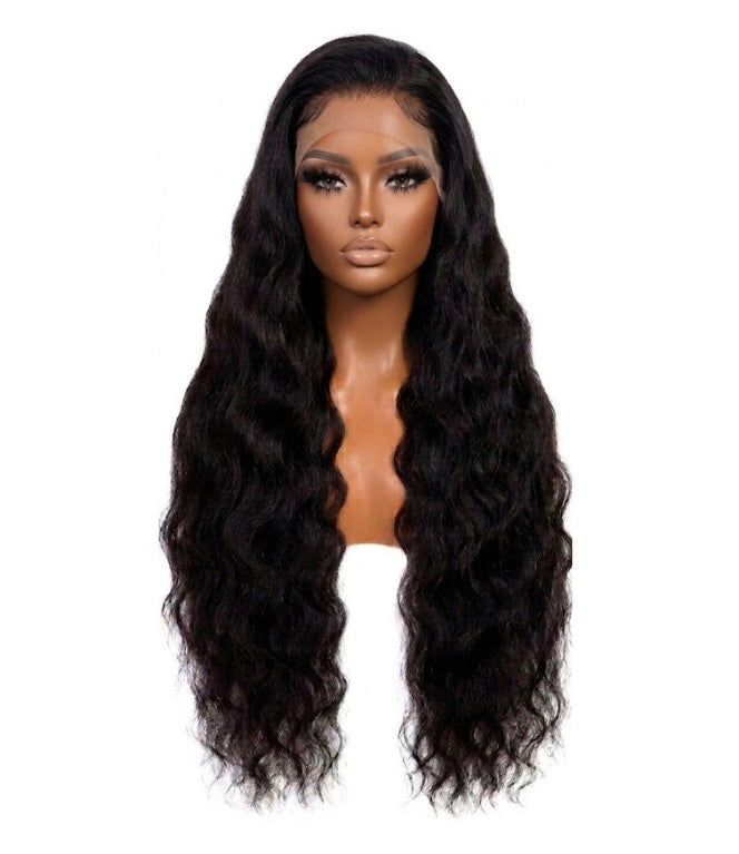 Perruque 100% Raw Hair Indien — HD Lace Wig (Single Drawn) 180% densité
