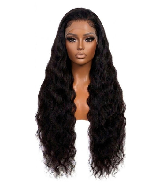 Perruque 100% Raw Hair Indien — HD Lace Wig (Single Drawn) 180% densité