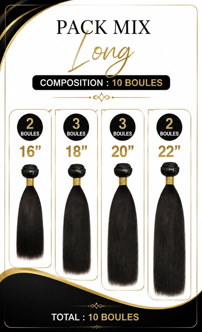 Pack Grossiste Raw Hair - Lot de 10 Boules