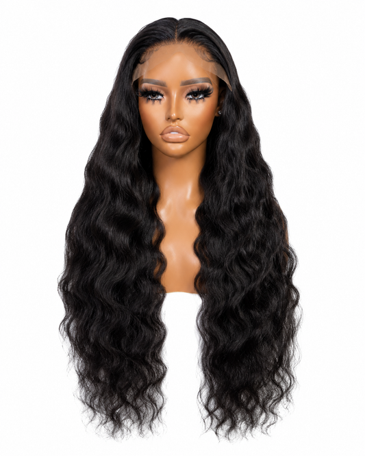 Perruque 100% Raw Hair Indien — Transparent Lace Wig (Single Drawn) 180% densité